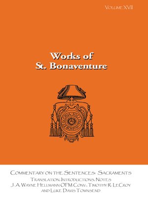 cover image of Commentary on the Sentences